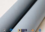 Satin Weave Silicone Coated Fiberglass Fabric 40/40g Gray Color 1m Width