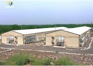 China Industrial Prefab Steel Structure Building , Metal Farm Shed Building factory