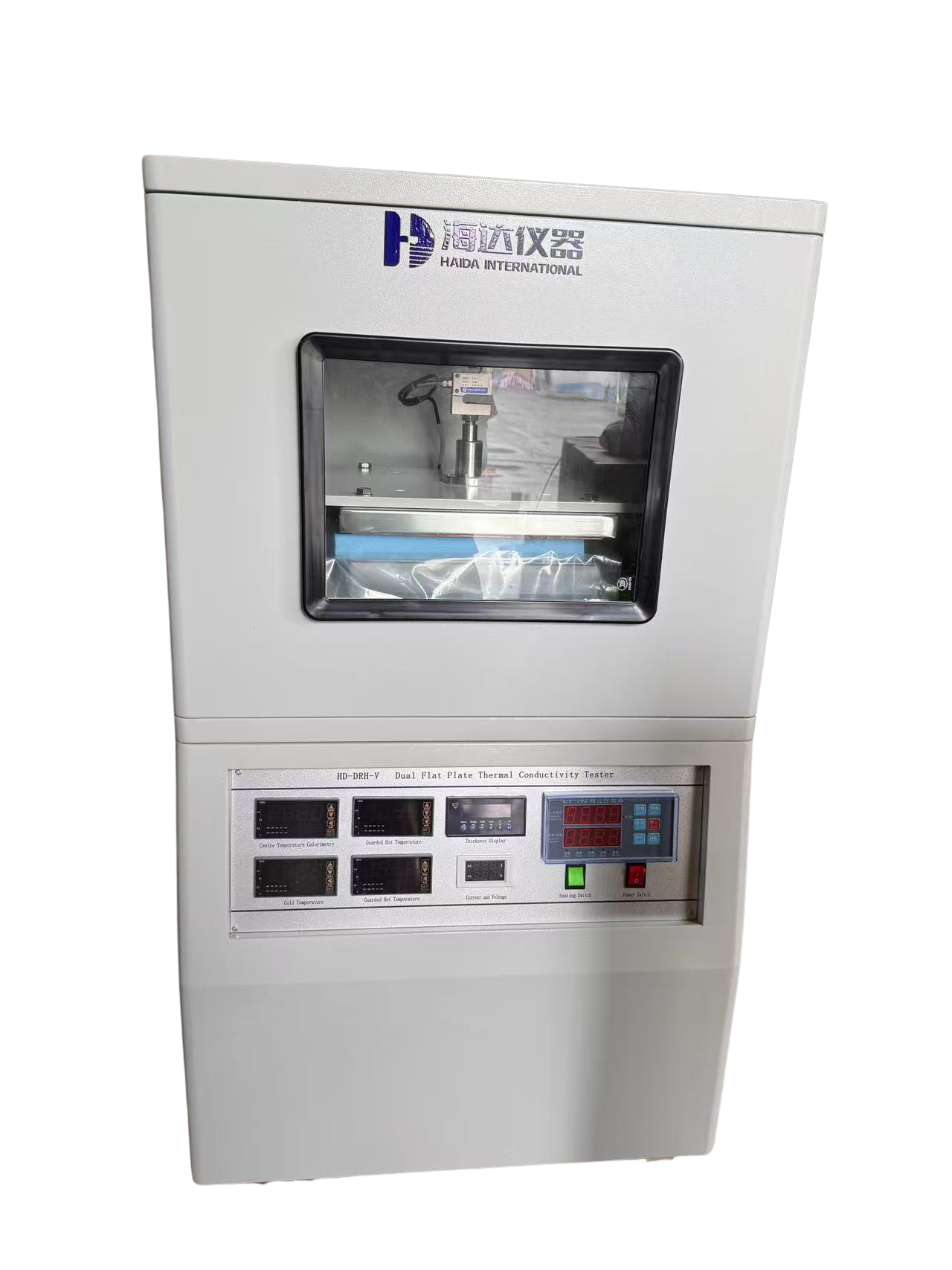 Thermal Conductivity Testing With Rubber Plastic Test Equipment Specimen Size /