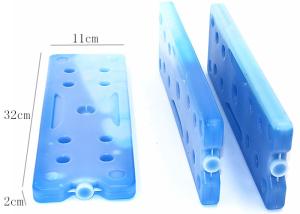 China Health Large Thin Reusable Freezer Gel Ice Packs For Coolers Seafood Transportion factory