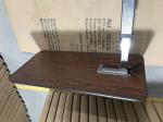 PB Metal material hospital bed tray table adjustable bedside table