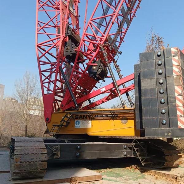 Main boom length 36m~84m Used 400T Crawler Crane HDB Load Table In Normal