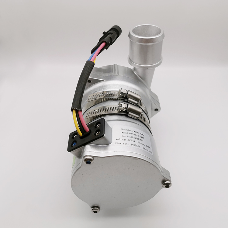 24V Automotive Electric Water Pump High Efficiency Long Service Life Maintenance-free Brushless Coolant Pump For Cooling