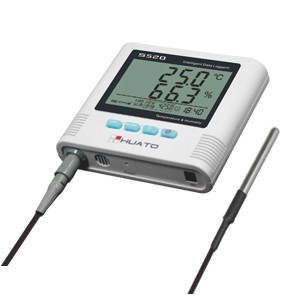China S500 Alarm Temperature Humidity Data Logger Mac Compatible With Large LCD Display factory