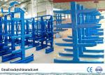 Heavy Duty Cantilever Warehouse Racks , Adjustable Q235B Steel Cantilever