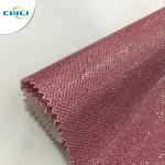 New pu synthetic zarina glitter leather for shoes