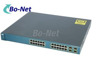 China Cisco Catalyst 3560G 24 Port Gigabit 4 Port SFP Used Cisco Switches WS-C3560G-24TS-S factory