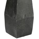 Abstract Nordic Outdoor Metal Sculpture Black Iron Sculpture 6 Inch Height