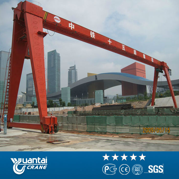MH type yuantai new type single Girder electric 10 ton mini gantry crane price