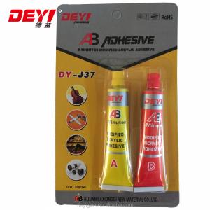 China Thick Liquid MF C4H6O2 Acrylic AB Glue For Excellent Adhesion And Chemical Resistance factory