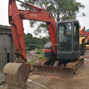 China Hitachi in stock Used mini digger Japanese HITACHI 55 for sale/Second hand Small Crawler Excavator good condition HITACHI 55 factory
