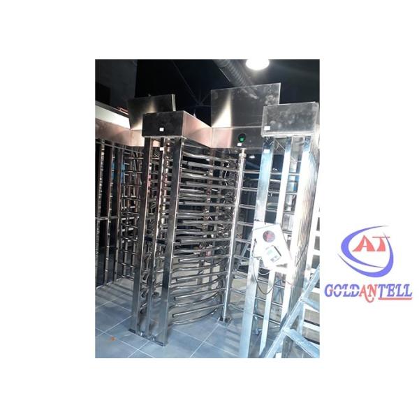 China QR Code RFID Reader Access Control Turnstile Gate Pedestrian Control For Office School Gym factory