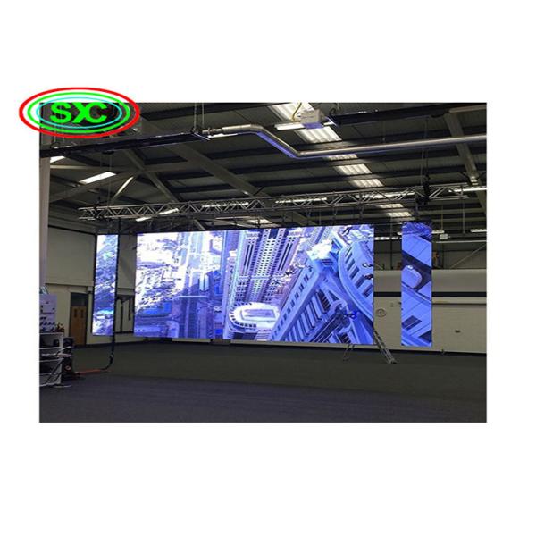 Indoor Rental Led Backdrop Screen Rental P3.91 Curved 500x500mm Cabinet