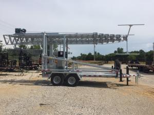 China Emergency Mobile Quadrangle Cow Towers With Wheels factory