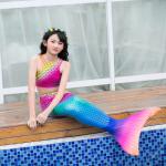 Fashionable Premium Mermaid Tails For Swimming With Monofin For Children