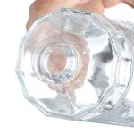 Customize Sealing Type 700ml 1000ml 1L Vodka Spirit Liquor Glass Bottle in Top