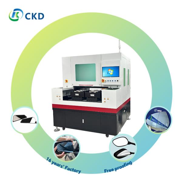 3.5KW Laser Glass Mirror Cutting Machine for 2000kg Weight Capacity 1800*1700