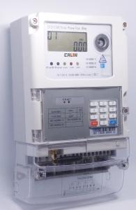 China 3 Phase Wireless Electricity Meter , Feedback Keypad STS Prepayment Meter factory