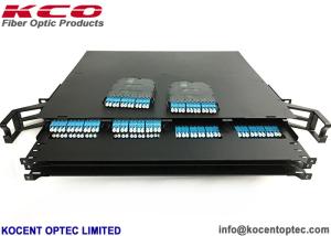 China 144fo LC Duplex 19'' 1U Rack Mountable High Desity MPO MTP Fiber Optic Patch Panel factory