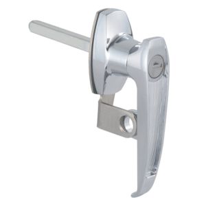 Paddlockable Garage Door Handle Lock Silver Key Cylinder Lock