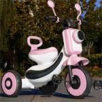 Light Music Flashing Wheel Children's Three-Wheeled Baby Pedal Bicycle for Ages