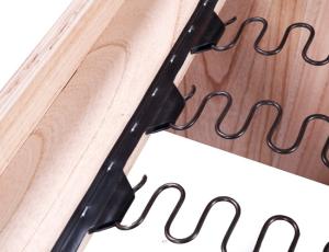 China Black Clip Strips For Zigzag Spring , Oke Clip Strip CBM 0.076m³ Outstanding Strength factory
