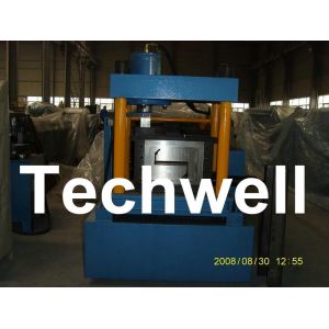 China Z Channel Purlin Roll Forming Machine With Touch Screen PLC Frequency Control System on sale