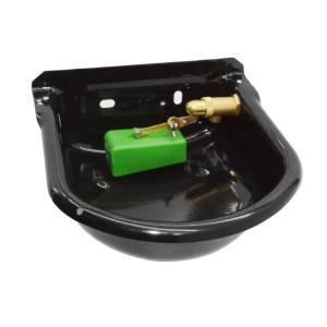 China Enameled Livestock Water Bowl Electroplating Cover Light Durable factory