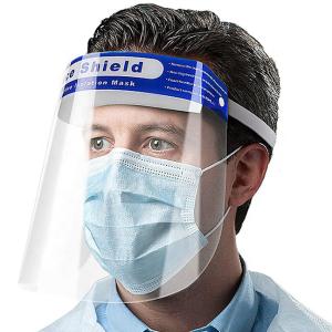 China High Transmittance PET Protective Face Shield , Transparent Full Cover Shield factory