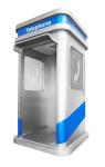 Corrosion Resistant Heavy Duty Industrial Phone Kiosk For Noisy Areas