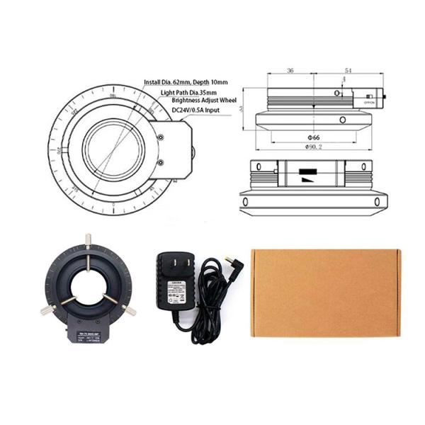 10W Polarizing LED Ring Light A56.0600 Microscope Accessories