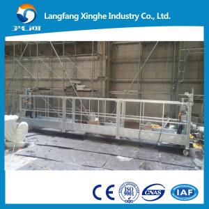 China Xinghe china supplier 220v 630kg steel aluminum zlp630 suspended working platform for building ,window cleaning factory