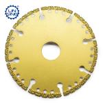 1.8mm Steel Core Thickness Vacuum Brazed Diamond Cutting Disc for Metal Stone