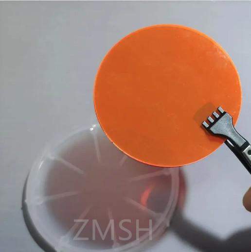 2" S Doped GaP Semiconductor EPI Wafer N Type P Type 250um 300um Light-Emitting