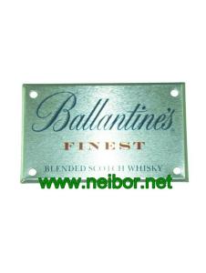 China metal advertising tin board tin poster tin plaque aluminum board with 4 holes for hanging factory