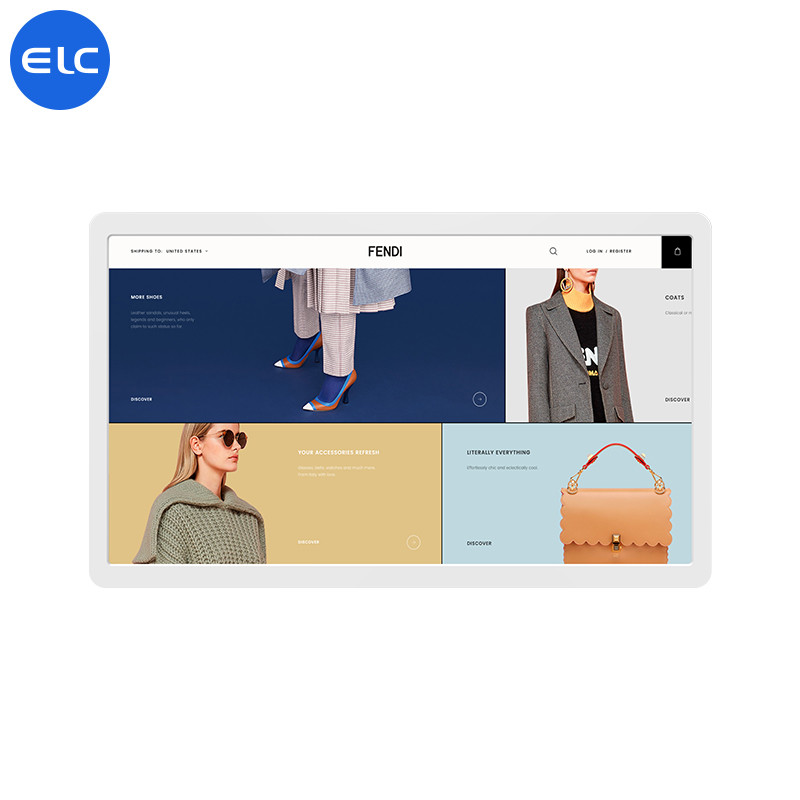 China Narrow Bezel Wall Mounted Digital Display Screen 21 Inch Digital Signage Solution factory