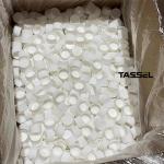 STOCK 28/410 White Ribbed Screw Cap With Liner For Plastic Bottle