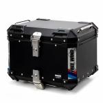 45L Motorcycle Top Box Trunk Helmet Storage Box General Aluminum Alloy Hot Inter