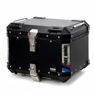 China 45L Volume Aluminum Motocycle Delivery Box for Fiberglass Rear Box on Bikes Scooters factory