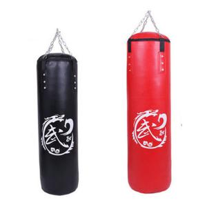 China Boxing Free Standing PU Leather Outdoor Punching Bag factory