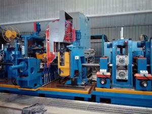 China Precision Tube Mill Cold Saw Stainless Steel Tube Mill , SS Tube Mill Machine 100 × 100mm Pipe Size factory