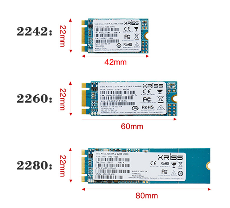 M.2 SSD Solid State Drive Hard Disk NGFF 128GB 512gb 1TB 2TB 2280 SATA3 6Gb