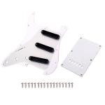 Battlefield Pattern 3-Ply Standard SSS Electric Guitar Pickguard Set Screw Back