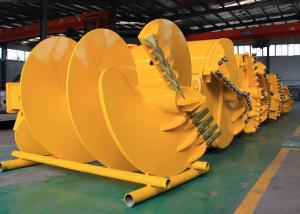 China Conical Flat Rock Drilling Auger Matched For Rotary Drill piling rig auger factory