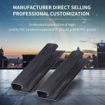 Wall Mounted Arc Floor Cable Channel PVC Cord Cover Industrial Floor Trunking