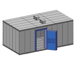 China Fingerprint Lock Vault Safe Room , Big Bank Security Room With UL Certified factory