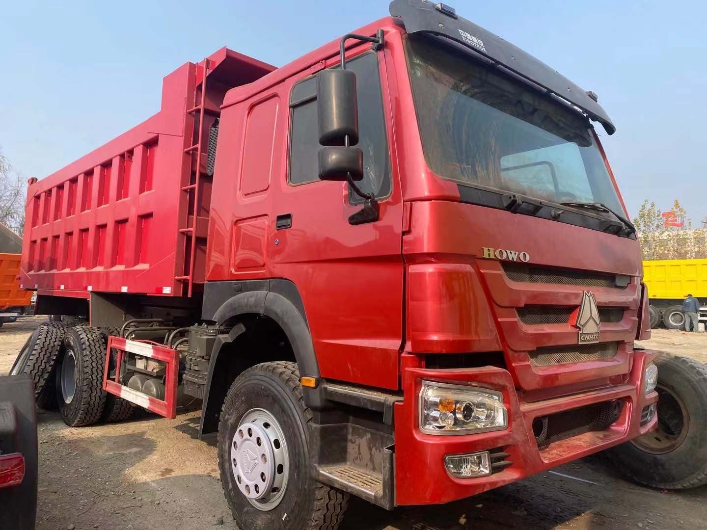Used Howo Dump Truck 6*4 Driving Model Right Hand Driving Way WD615.47 Euro 2