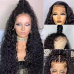 Deep Water Wave Lace Front Human Hair Wigs Pre Plucked Human Hair Wig