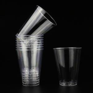 China Durable PS Plastic Cups with Customizable Logo for Beverage Packaging factory