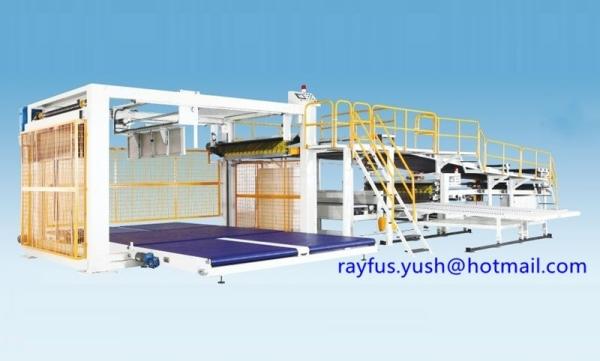 Double Layer Corrugated Cardboard Production Line / Basket Down Stacker Fit